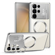 For Samsung Galaxy S24 Ultra 5G Aromatherapy Holder Single-sided MagSafe Magnetic Phone Case(Silver) - Galaxy S24 Ultra 5G Cases by PMC TechLife | Online Shopping South Africa | PMC TechLife