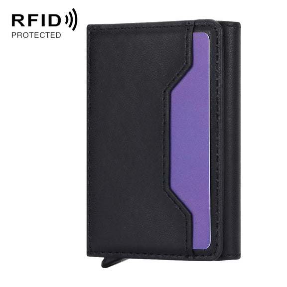 Anti Theft Brush Card Bag, Size:10x6x3cm(Black)