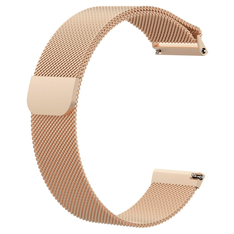 For Fitbit Versa 2 / Fitbit Versa / Fitbit Versa Lite Milanese Watch Band,, Small Size: 2.3x22.5cm(Rose Gold)