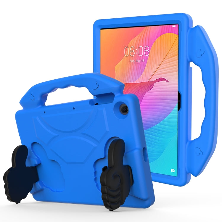 For Honor Pad X8 10.1 Thumb Bracket EVA Shockproof Tablet Case(Blue) - free shipping - PMC TechLife - Order now!