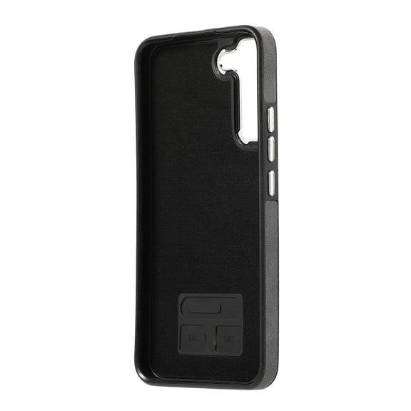 For Samsung Galaxy S23+ 5G Side Leather Magsafe Phone Case(Gray)