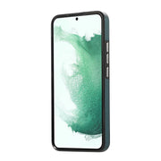 For Samsung Galaxy S23 5G Side Leather Magsafe Phone Case(Green)