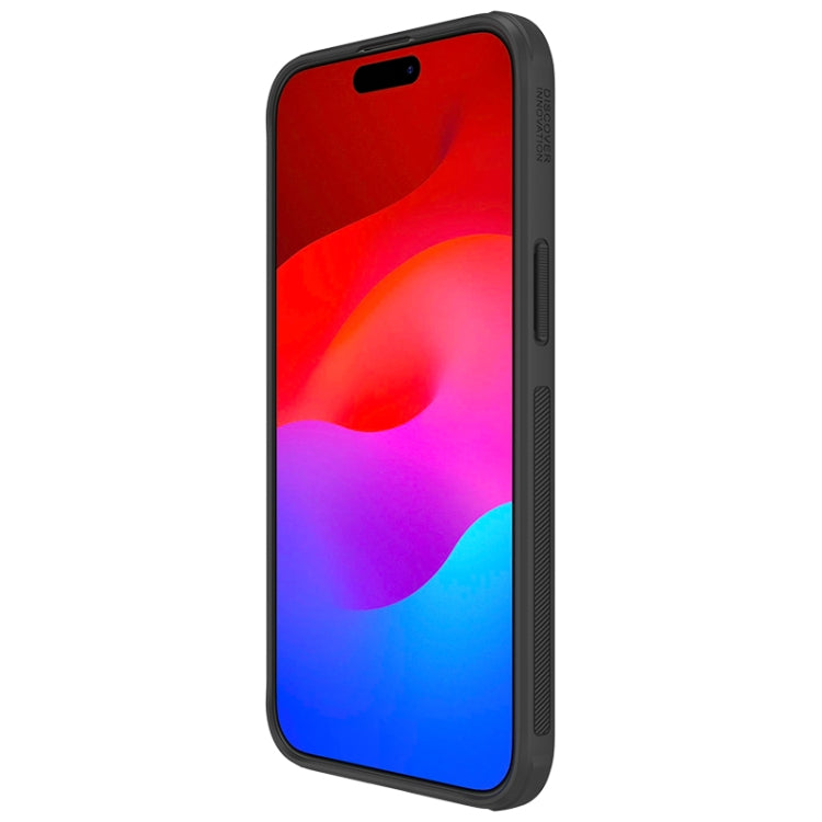 For iPhone 15 Pro Max NILLKIN Frosted Shield Pro PC + TPU Phone Case(Black)