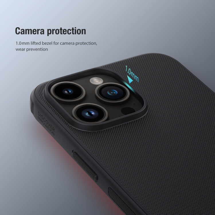 For iPhone 15 Pro Max NILLKIN Frosted Shield Pro PC + TPU Phone Case(Black) - free shipping - PMC Jewellery - Order now!