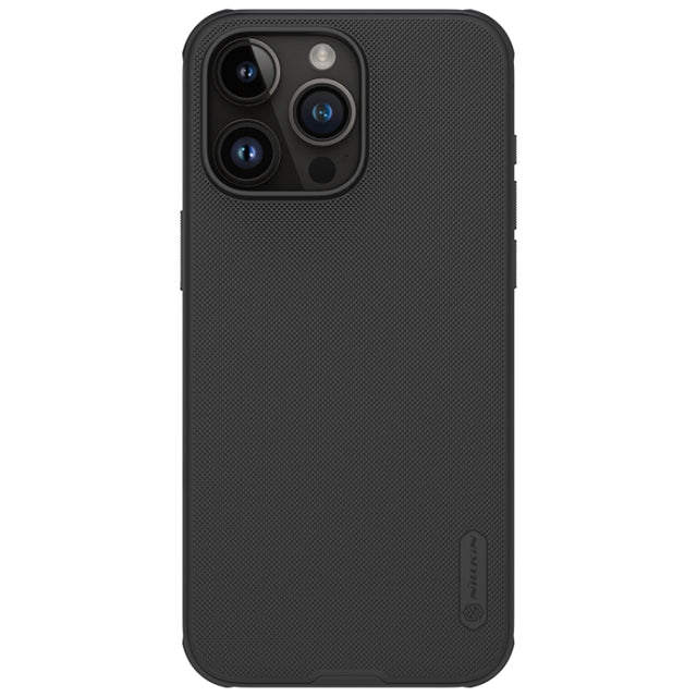 For iPhone 15 Pro Max NILLKIN Frosted Shield Pro PC + TPU Phone Case(Black)