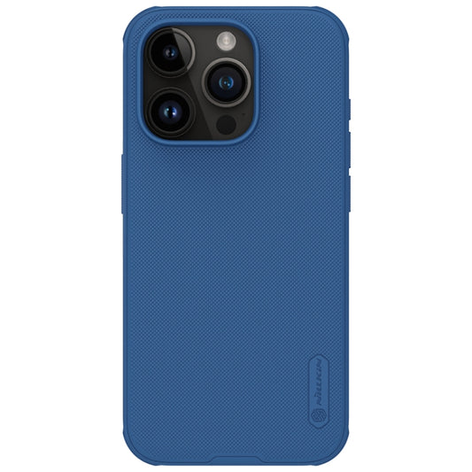 For iPhone 15 Pro NILLKIN Frosted Shield Pro PC + TPU Phone Case(Blue) - free shipping - PMC Jewellery - Order now!