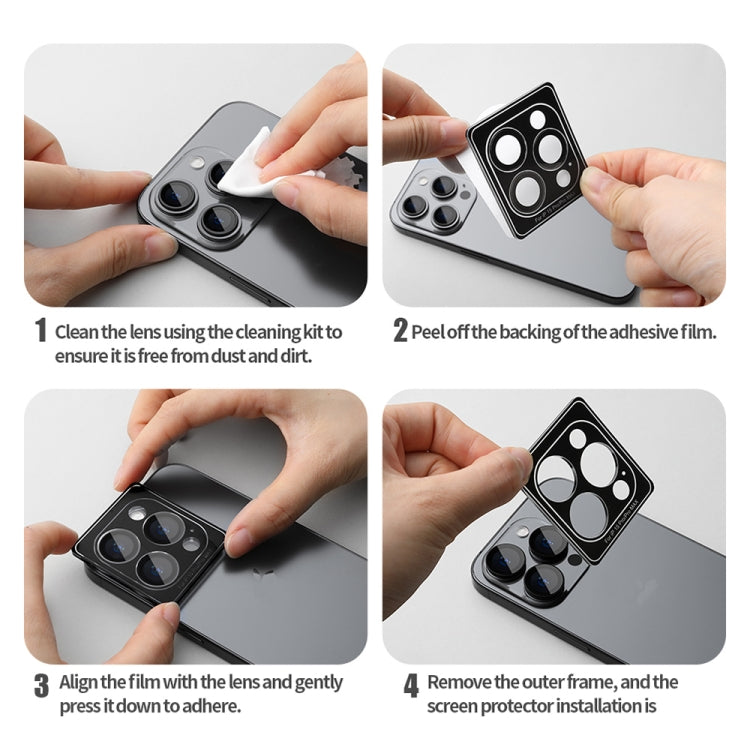 For iPhone 15  / 15 Plus NILLKIN Color Mirror Series Lens Film - iPhone 15 Plus Tempered Glass by NILLKIN | Online Shopping South Africa | PMC TechLife | Buy Now Pay Later Mobicred