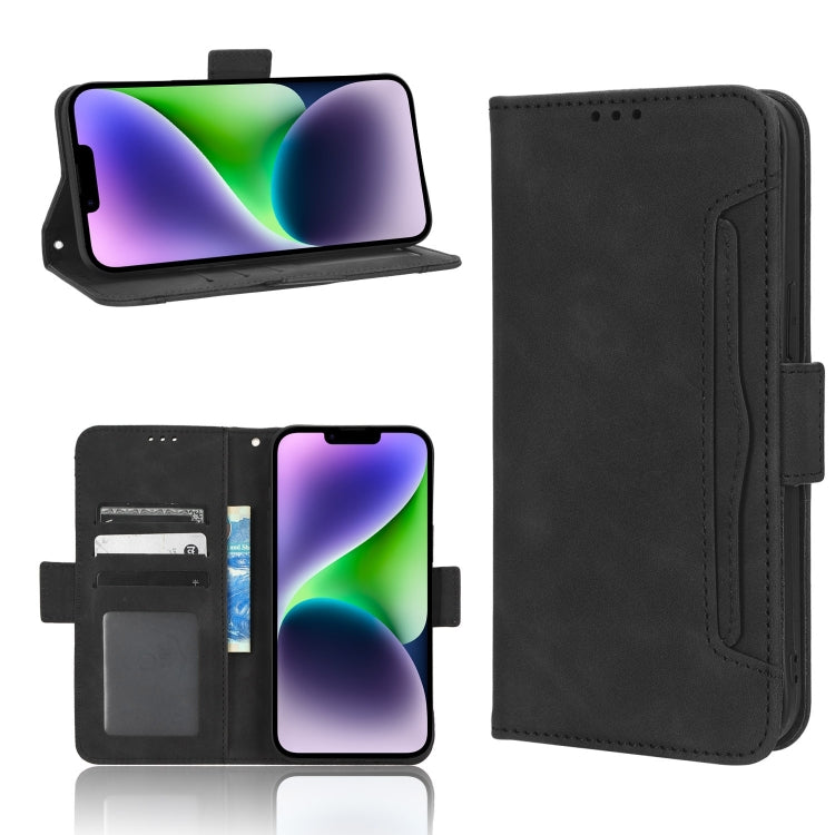 For iPhone 15 Skin Feel Calf Texture Card Slots Leather Phone Case(Black) - free shipping - PMC TechLife - Order now!