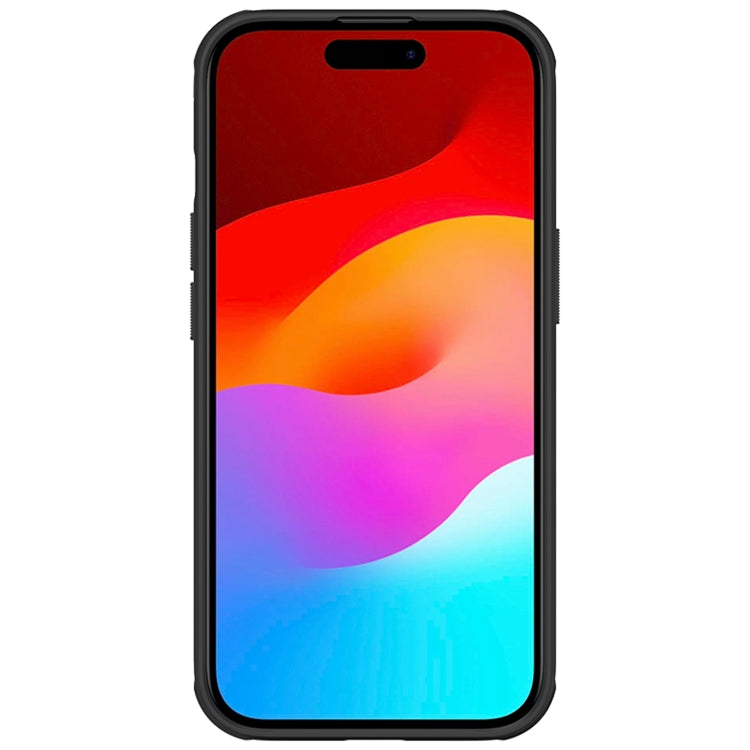 For iPhone 15 NILLKIN Frosted Shield Pro PC + TPU Phone Case(Black) - free shipping - PMC TechLife - Order now!