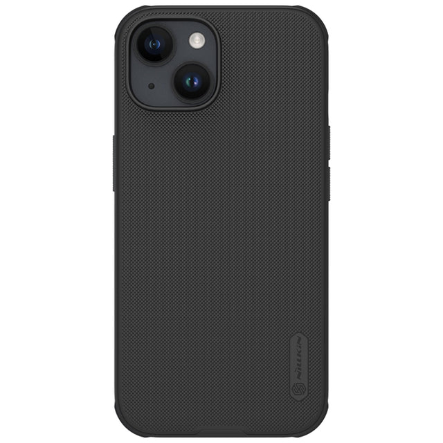 For iPhone 15 NILLKIN Frosted Shield Pro PC + TPU Phone Case(Black)