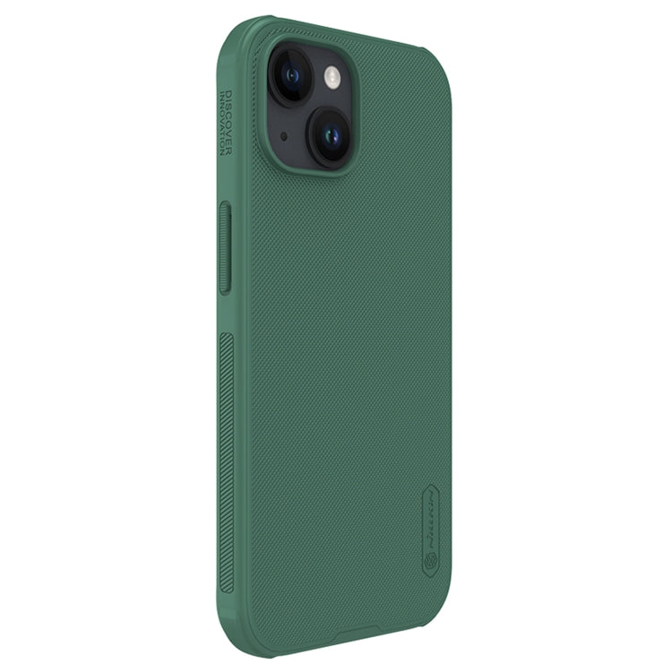 For iPhone 15 NILLKIN Frosted Shield Pro PC + TPU Phone Case(Green) - free shipping - PMC Jewellery - Order now!