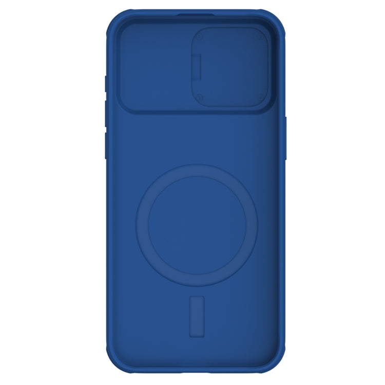 For iPhone 15 Pro NILLKIN CamShield Pro Magnetic Magsafe Phone Case(Blue) - iPhone 15 Pro Cases by NILLKIN | Online Shopping South Africa | PMC Jewellery | Buy Now Pay Later Mobicred