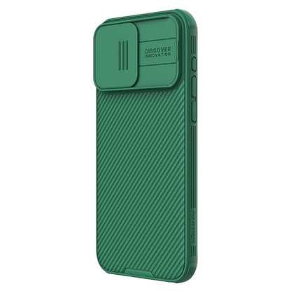 For iPhone 15 Pro NILLKIN CamShield Pro Magnetic Magsafe Phone Case(Green) - iPhone 15 Pro Cases by NILLKIN | Online Shopping South Africa | PMC Jewellery | Buy Now Pay Later Mobicred