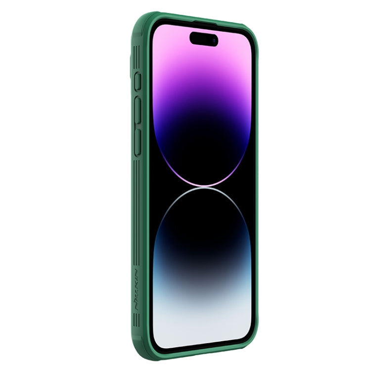 For iPhone 15 Pro NILLKIN CamShield Pro Magnetic Magsafe Phone Case(Green) - iPhone 15 Pro Cases by NILLKIN | Online Shopping South Africa | PMC Jewellery | Buy Now Pay Later Mobicred