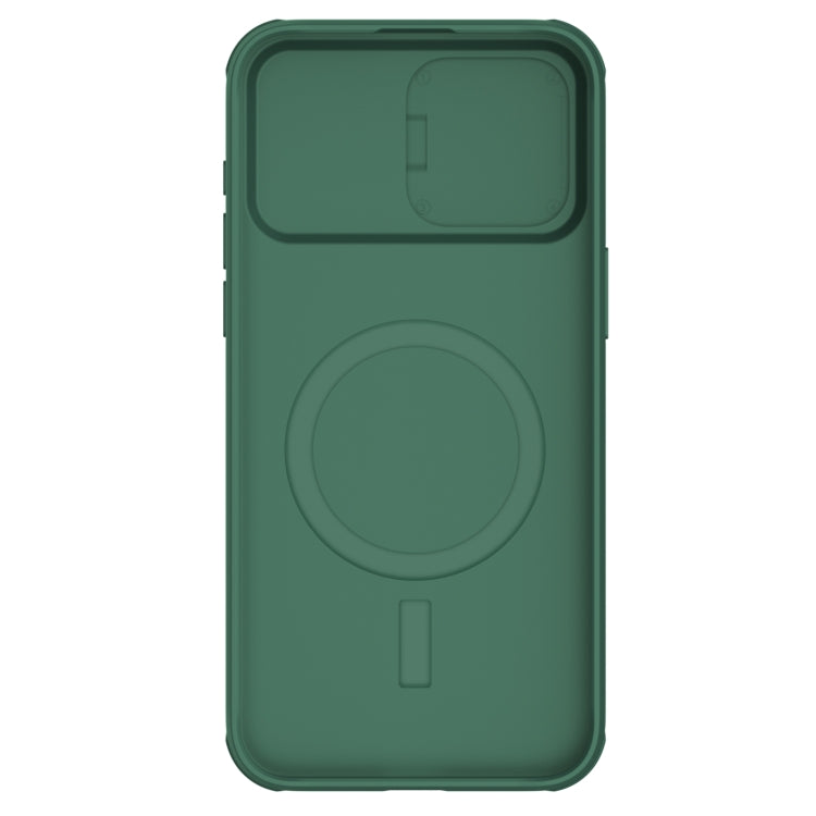 For iPhone 15 Pro NILLKIN CamShield Pro Magnetic Magsafe Phone Case(Green) - iPhone 15 Pro Cases by NILLKIN | Online Shopping South Africa | PMC Jewellery | Buy Now Pay Later Mobicred