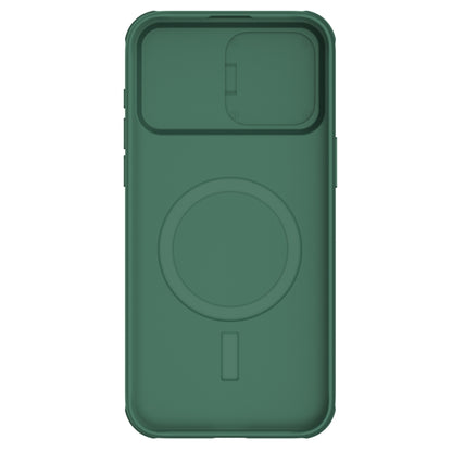 For iPhone 15 Pro NILLKIN CamShield Pro Magnetic Magsafe Phone Case(Green) - iPhone 15 Pro Cases by NILLKIN | Online Shopping South Africa | PMC Jewellery | Buy Now Pay Later Mobicred