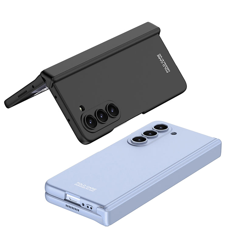 For Samsung Galaxy Z Fold5 GKK Integrated Magnetic Folding Hinge All-inclusive Phone Case(Black)