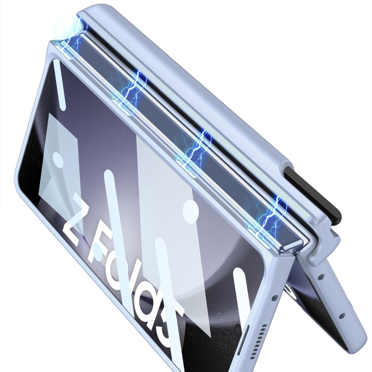 For Samsung Galaxy Z Fold5 GKK Integrated Magnetic Folding Hinge Phone Case with Wrist Strap & Pen Holder(Green) - Galaxy Z Fold5 Cases by GKK | Online Shopping South Africa | PMC TechLife