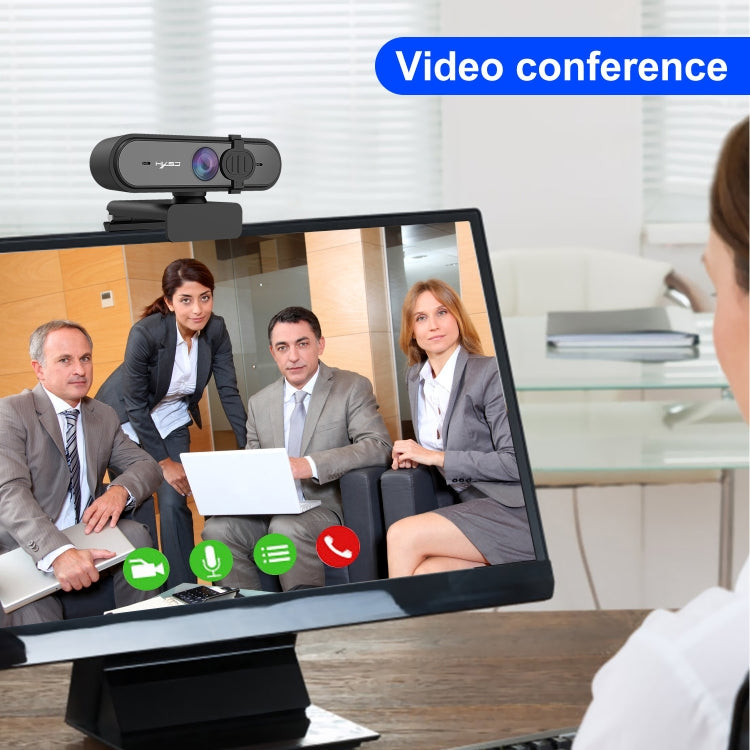 HXSJ S6 HD 1080P 95 Degree Wide-angle High-definition Computer Camera with Microphone(Black) - free shipping - PMC TechLife - Order now!