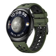 For Huawei Watch 4 Two Color Round Hole Silicone Watch Band(Spruce Green) - Watch Bands by PMC TechLife | Online Shopping South Africa | PMC TechLife