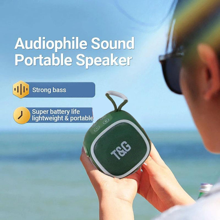 T&G TG659 Outdoor Portable TWS Mini Bluetooth Speaker(Grey)
