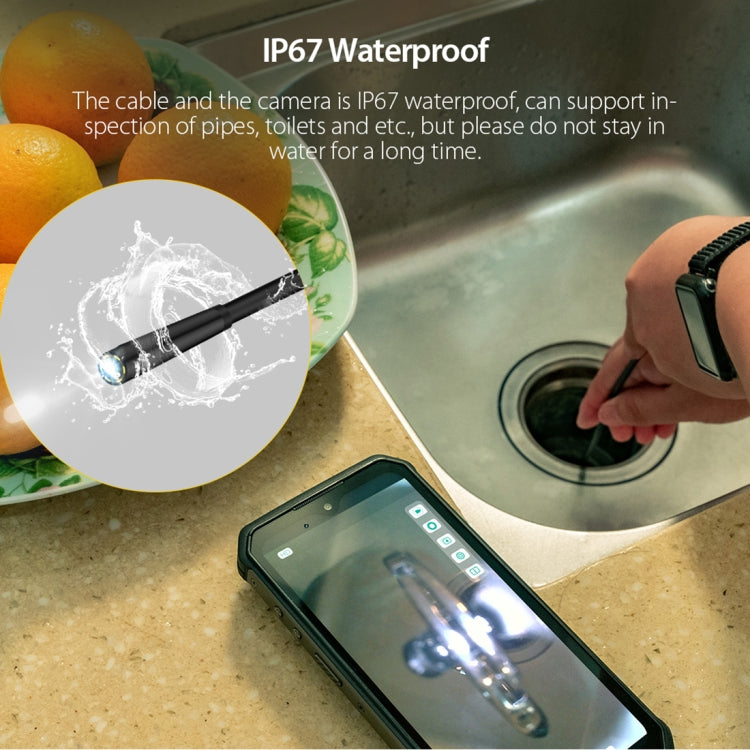 Ulefone Endoscope E1 IP67 Water-resistant 3 in 1 Endoscope for Ulefone Power Armor 21 / 19 / 18T / 16 Pro / 13 / Armor Pad(Black)