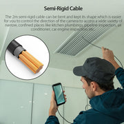 Ulefone Endoscope E1 IP67 Water-resistant 3 in 1 Endoscope for Ulefone Power Armor 21 / 19 / 18T / 16 Pro / 13 / Armor Pad(Black)
