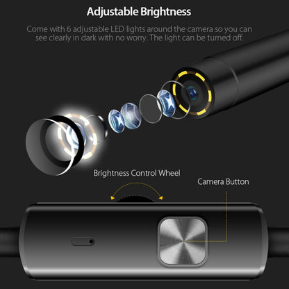 Ulefone Endoscope E1 IP67 Waterproof 3 in 1 Endoscope for Ulefone Power Armor 21 / 19 / 18T / 16 Pro / 13 / Armor Pad(Black) - free shipping - PMC Jewellery - Order now!