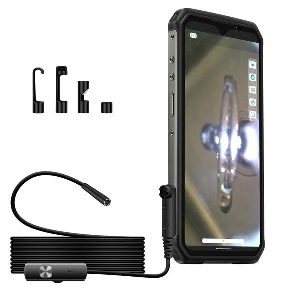 Ulefone Endoscope E1 IP67 Water-resistant 3 in 1 Endoscope for Ulefone Power Armor 21 / 19 / 18T / 16 Pro / 13 / Armor Pad(Black)