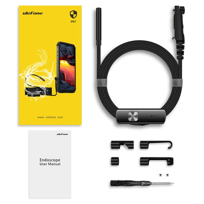 Ulefone Endoscope E1 IP67 Waterproof 3 in 1 Endoscope for Ulefone Power Armor 21 / 19 / 18T / 16 Pro / 13 / Armor Pad(Black) - free shipping - PMC Jewellery - Order now!