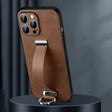 For iPhone 15 Pro SULADA Tide Cool Series PC + Leather Texture Skin Feel Phone Case(Brown) - iPhone 15 Pro Cases by SULADA | Online Shopping South Africa | PMC TechLife | Buy Now Pay Later Mobicred