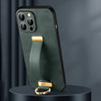 For iPhone 15 Pro SULADA Tide Cool Series PC + Leather Texture Skin Feel Phone Case(Green) - iPhone 15 Pro Cases by SULADA | Online Shopping South Africa | PMC TechLife | Buy Now Pay Later Mobicred