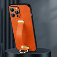 For iPhone 15 Pro Max SULADA Tide Cool Series PC + Leather Texture Skin Feel Phone Case(Orange) - free shipping - PMC TechLife - Order now!