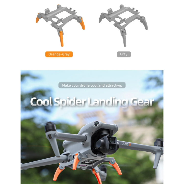 For DJI Air 3 Sunnylife LG664 Foldable Spider Landing Gear(Grey) - free shipping - PMC TechLife - Order now!