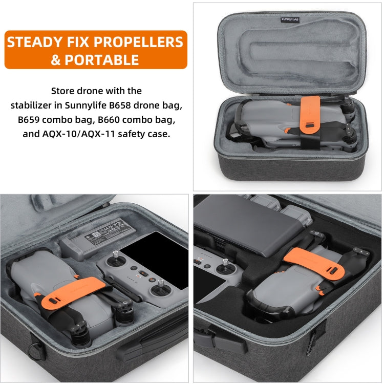 For DJI Air 3S / Air 3 Sunnylife SJ663 Blade Holder Fixed Propeller Fixer Guard(Orange) - Other by Sunnylife | Online Shopping South Africa | PMC TechLife | Buy Now Pay Later Mobicred