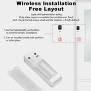 T30 Tuya Smart WiFi Visual Dingdong Doorbell with Battery Supports Two-Way Intercom & Night Vision(White)