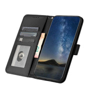 For Huawei Mate 10 Pro Datura Flower Embossed Flip Leather Phone Case(Black)
