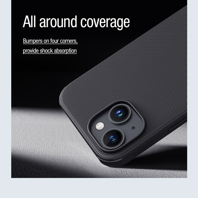For iPhone 15 NILLKIN Frosted Shield Pro Magnetic Magsafe Phone Case(Black) - iPhone 15 Cases by NILLKIN | Online Shopping South Africa | PMC TechLife | Buy Now Pay Later Mobicred