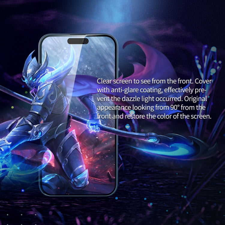 For iPhone 15 Pro Max NILLKIN Guardian Full Coverage Privacy Tempered Glass Film