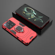 For Xiaomi Redmi K60 Ultra Shockproof PC + TPU Holder Phone Case(Red)