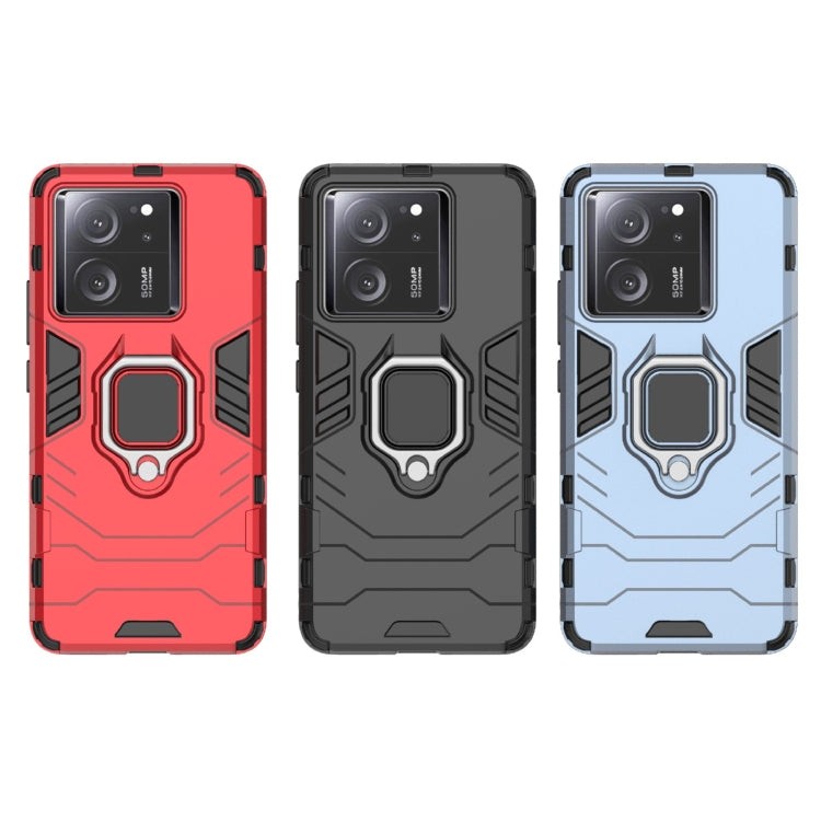 For Xiaomi Redmi K60 Ultra Shockproof PC + TPU Holder Phone Case(Red)