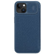 For iPhone 15 Plus NILLKIN QIN Series Pro Fabric Textured Leather Phone Case(Blue) - iPhone 15 Pro Max Cases by NILLKIN | Online Shopping South Africa | PMC TechLife | Buy Now Pay Later Mobicred