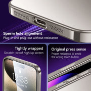 For iPhone 15 Pro Max SULADA Electroplating Frosted TPU Phone Case(Black)