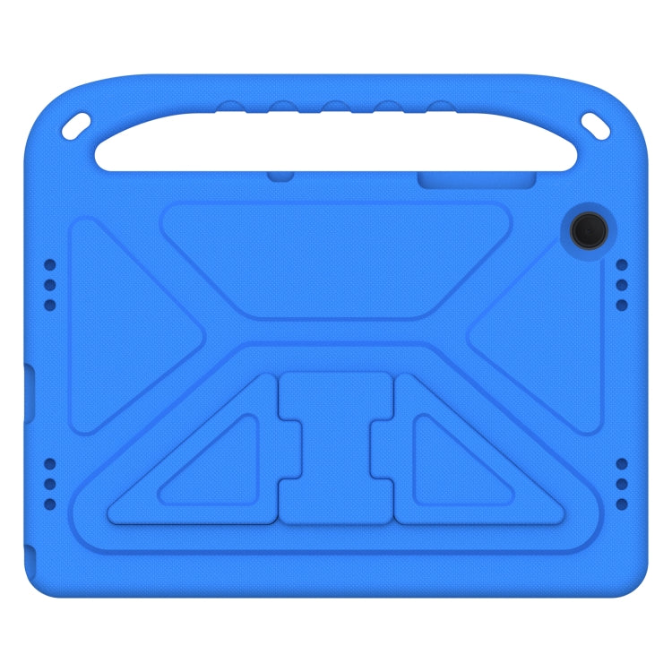 For Samsung Galaxy Tab A9+ Handle EVA Shockproof Tablet Case with Holder(Blue)