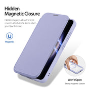 For Samsung Galaxy S24+ 5G DUX DUCIS Skin X Pro Series Magsafe PC + TPU Phone Leather Case(Purple)