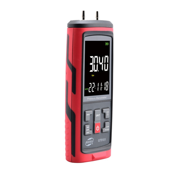 BENETECH GT5101 LCD Display Differential Pressure Meter, Specification:1KPa