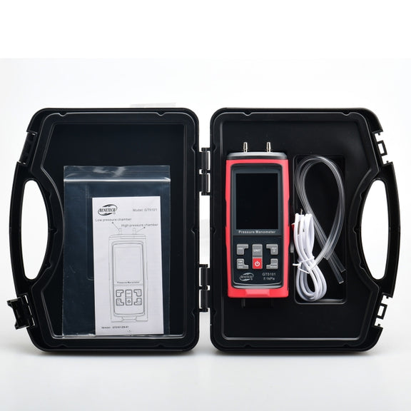 BENETECH GT5101 LCD Display Differential Pressure Meter, Specification:50KPa
