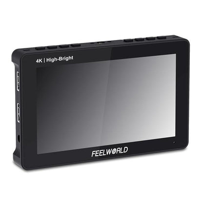 FEELWORLD F5 ProX 5.5 inch 1600nit High Bright Touch Screen DSLR Camera Field Monitor 4K HDMI F970 Install and Power Kit(Black) - free shipping - PMC Jewellery - Order now!