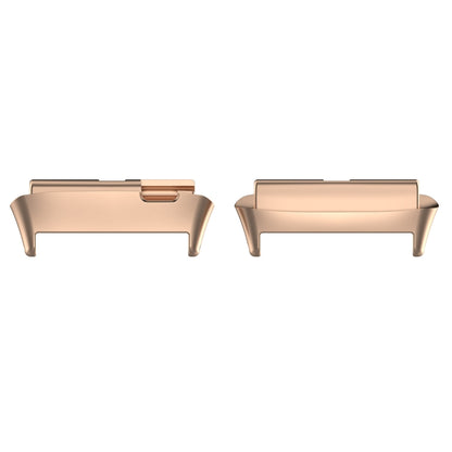 For Redmi Watch 3 Lite / Watch 3 Active 1 Pair Metal Watch Band Connector(Rose Gold) - free shipping - PMC Jewellery - Order now!