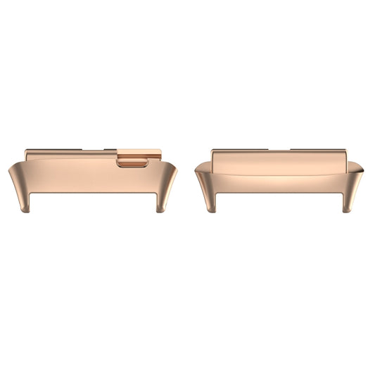 For Redmi Watch 3 Lite / Watch 3 Active 1 Pair Metal Watch Band Connector(Rose Gold) - free shipping - PMC Jewellery - Order now!